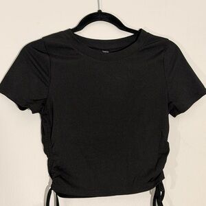 SHEIN Black Short Sleeve Top